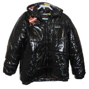 MEMBERS ONLY X Nickelodeon black polyester puffer jacket VIACOM 2021 size Large